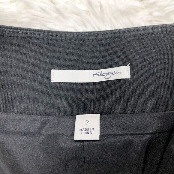 Halogen Black Straight Pencil Skirt Size 2 - Picture 6 of 8